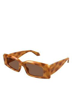 ACA fB[X ANZT[ TOXEACEFA Alaia Rectangular Sunglasses, 53mm Avana