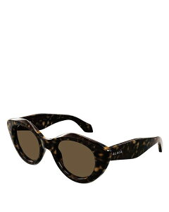 ACA fB[X ANZT[ TOXEACEFA Alaia Cat Eye Sunglasses, 50mm Avana