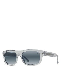 yz Al fB[X TOXEACEFA ANZT[ Lifestyle Rectangular Sunglasses 56mm Transparent/Blue lynx