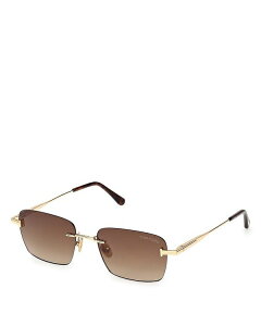gEtH[h fB[X ANZT[ TOXEACEFA Gold Tom Ford Jake Rectangular Sunglasses, 54mm