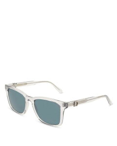 tFK fB[X ANZT[ TOXEACEFA FERRAGAMO Solid Rectangular Sunglasses 55mm Transparent
