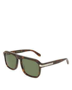 tFK fB[X ANZT[ TOXEACEFA FERRAGAMO Solid Square Sunglasses 57mm Tortoise