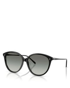 Io[s[vY fB[X ANZT[ TOXEACEFA Oliver Peoples Soleau Butterfly Sunglasses 60mm Black ubN