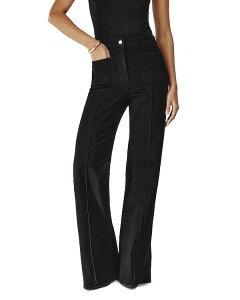 ���C�X ���f�B�[�X �{�g���X �f�j���p���c �v�` �W�[���Y REISS Petite Sakura Flare Patch Pocket Jeans Black �u���b�N