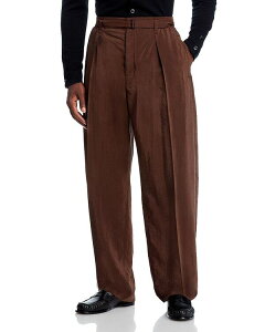 �����[�� ���f�B�[�X �{�g���X �J�W���A���p���c �����b�N�X�t�B�b�g Lemaire Belted Relaxed Fit Pants Brunette