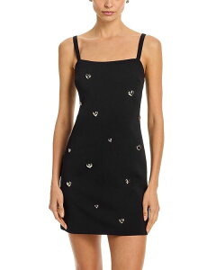 �~���[ ���f�B�[�X �g�b�v�X �����s�[�X �~�j MILLY Collette Heart Mini Dress Black �u���b�N