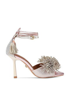 �J�[�g�W�F�C�K�[�����h�� ���f�B�[�X �V���[�Y �T���_�� �A���N�� KURT GEIGER LONDON Women's Pom Ankle Tie Sandals Open Grey �O���[