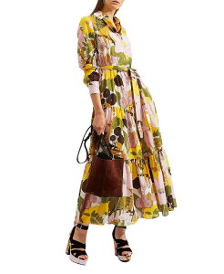 ���E�_�u���E�W�F�C ���f�B�[�X �g�b�v�X �����s�[�X La DoubleJ Bellini Dress Big Flowerose Pink �s���N