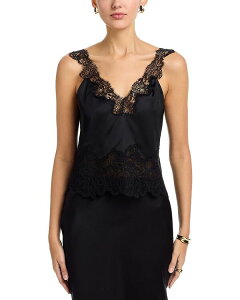 ���C�~�[ �u���b�N ���f�B�[�X �g�b�v�X �V���c ���[�X�g���� ���[�X Ramy Brook Jen Lace Trim Top Black �u���b�N