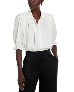 ���C�~�[ �u���b�N ���f�B�[�X �g�b�v�X �V���c �u���E�X Ramy Brook Amira Blouse Ivory �A�C�{���[