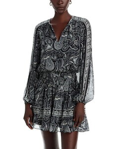 ���C�~�[ �u���b�N ���f�B�[�X �g�b�v�X �����s�[�X Ramy Brook Maricela Dress Black Paisley �u���b�N