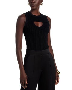 ���C�~�[ �u���b�N ���f�B�[�X �g�b�v�X �^���N�g�b�v ���u�j�b�g Ramy Brook Morgann Rib Knitank Black �u���b�N