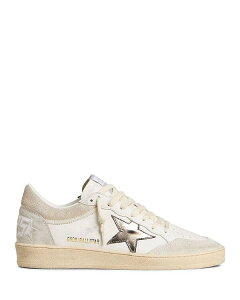 �S�[���f���O�[�X ���f�B�[�X �V���[�Y �X�j�[�J�[ Golden Goose Women's Ballstar Double Sneakers Latte/Gray �O���[