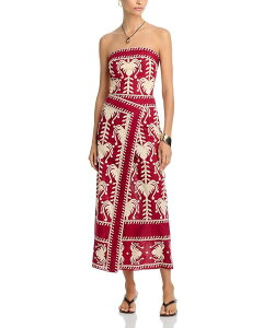 �W���A���i�I�b�e�B ���f�B�[�X �g�b�v�X �����s�[�X �A���N�� Johanna Ortiz Ancient Peru Ankle Dress Dark Cherry/Ecru �G�N����