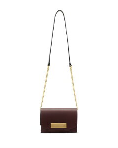 �I�[���Z�C���c ���f�B�[�X �o�b�O ���U�[ ALLSAINTS Etta Smalleather Clutch Bag Dark Red ���b�h