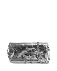 �U�f�B�O �G ���H���e�[�� ���f�B�[�X �o�b�O ���B���e�[�W �g�[�� ���U�[ Zadig & Voltaire Rock Vintageffect Metallic Leather Clutch Gun ���^���b�N
