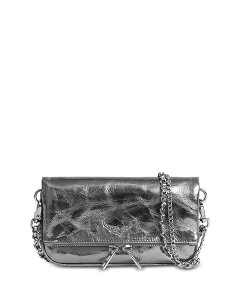�U�f�B�O �G ���H���e�[�� ���f�B�[�X �o�b�O ���B���e�[�W �g�[�� ���U�[ Zadig & Voltaire Rock Nano Vintageffect Metallic Leather Clutch Gun ���^���b�N