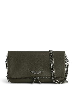 �U�f�B�O �G ���H���e�[�� ���f�B�[�X �o�b�O ���U�[ Zadig & Voltaire Rock Leather Shoulder Bag Record