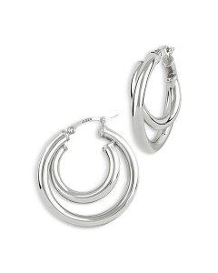 �A�N�A ���f�B�[�X �A�N�Z�T���[ �s�A�X�E�C�������O AQUA Bloomingdale's Fine Collection Polishedouble Tube Hoop Earrings in Sterling Silver �V���o�[