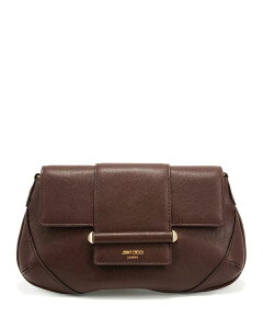 �W�~�[�`���[ ���f�B�[�X �o�b�O �~�j ���U�[ Jimmy Choo Bar Mini Leather Shoulder Bag Chocolate �`���R���[�g