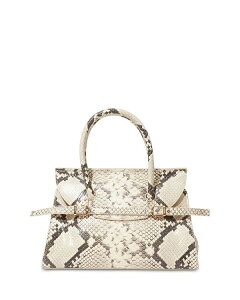 �V���J�C ���f�B�[�X �o�b�O ���U�[ SIMKHAI River Small Snakembossed Leather Top Handle Bag Natural