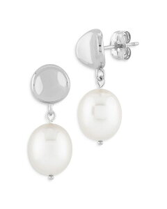 �A�N�A ���f�B�[�X �A�N�Z�T���[ �s�A�X�E�C�������O AQUA Bloomingdale's Fine Collection Cultured Freshwater Pearl Drop Earrings in Sterling White/Silver �z���C�g