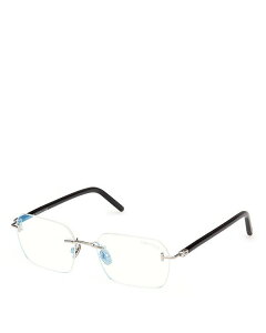 gEtH[h fB[X ANZT[ TOXEACEFA Tom Ford Rectangular Blue Light Glasses, 54mm Black ubN