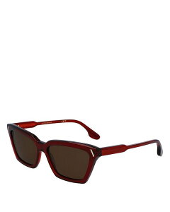 BNgA xbJ fB[X ANZT[ TOXEACEFA Victoria Beckham Guilloche Geometric Sunglasses, 57mm Red bh