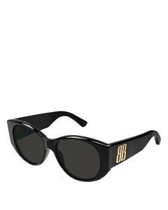 �o�����V�A�K ���f�B�[�X �A�N�Z�T���[ �T���O���X�E�A�C�E�F�A Balenciaga Round Sunglasses, 55mm Black �u���b�N