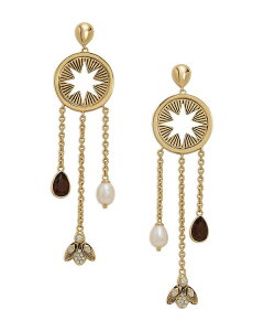���C�~�[ �u���b�N ���f�B�[�X �A�N�Z�T���[ �s�A�X�E�C�������O Ramy Brook Charm Jewelry Amandine Stone, Pav & Freshwater Pearl Drop Earrings Gold �S�[���h