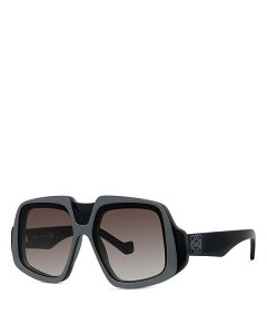 Gx fB[X ANZT[ TOXEACEFA Loewe Anagram Geometric Sunglasses Opaline green/Solid smoke X[N