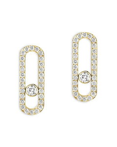 ���V�J ���f�B�[�X �A�N�Z�T���[ �s�A�X�E�C�������O Messika 18K Gold Move Uno Diamond Pav Oval Statement Earrings Yellow Gold �C�G���[