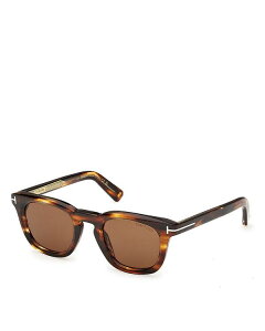 yz gEtH[h fB[X TOXEACEFA ANZT[ Square Sunglasses, 48mm Havana/Brown