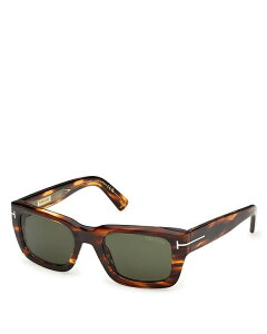 gEtH[h fB[X ANZT[ TOXEACEFA Tom Ford Rectangular Sunglasses, 52mm Havama/Green O[