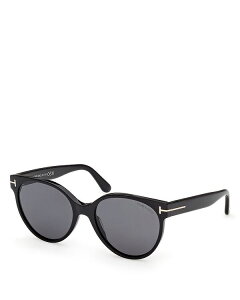 gEtH[h fB[X ANZT[ TOXEACEFA g[ Tom Ford Tallulah Round Sunglasses, 56mm Black/Smoke ubN
