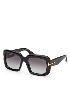 yz gEtH[h fB[X TOXEACEFA ANZT[ Square Sunglasses, 53mm Black/Smoke