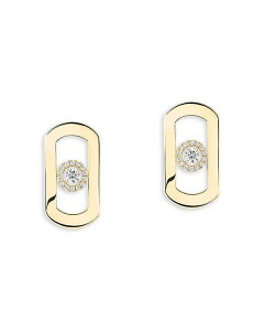���V�J ���f�B�[�X �A�N�Z�T���[ �s�A�X�E�C�������O Messika 18K White Gold So Move Diamond Haloval Drop Earrings Yellow Gold �C�G���[
