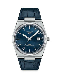 eB\bg fB[X ANZT[ rv Tissot PRX Powermatic 80 Watch, 40mm Blue u[