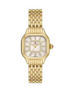 �~�b�V�F�� ���f�B�[�X �A�N�Z�T���[ �r���v MICHELE Meggie Diamond Watch, 29mm White/Gold �z���C�g