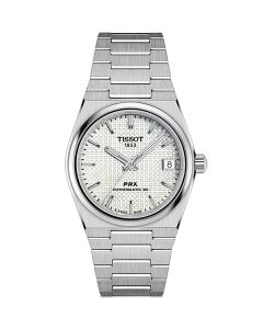 eB\bg fB[X ANZT[ rv Tissot PRX Powermatic 80 Watch, 35mm White zCg