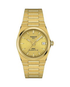 eB\bg fB[X ANZT[ rv Tissot PRX Powermatic 80 Watch, 35mm Gold S[h
