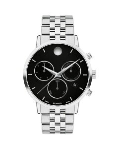 oh fB[X ANZT[ rv Movado Museum Classichronograph, 42mm Black/Silver ubN