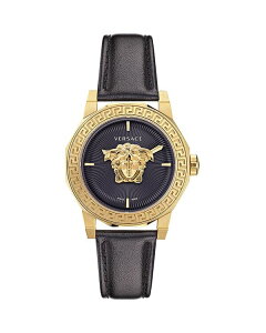 ���F���T�[�` ���f�B�[�X �A�N�Z�T���[ �r���v Versace Medusa Deco Watch, 38mm Black �u���b�N
