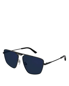 oVAK fB[X ANZT[ TOXEACEFA Balenciaga Pilot Sunglasses, 61mm Gray O[
