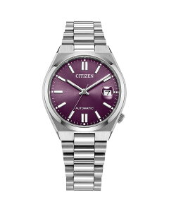 �V�`�Y�� ���f�B�[�X �A�N�Z�T���[ �r���v Citizen Sport Luxury Tsuyosa Watch, 37mm Pueple/Silver �V���o�[