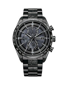 �V�`�Y�� ���f�B�[�X �A�N�Z�T���[ �r���v Citizen Attesa Hakuto-R Chronograph, 42mm Black/Black �u���b�N