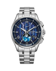 �V�`�Y�� ���f�B�[�X �A�N�Z�T���[ �r���v Citizen Premier Eco Attesa Special Edition Watch, 42mm Blue/Silver �u���[