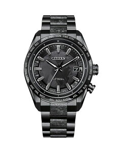 �V�`�Y�� ���f�B�[�X �A�N�Z�T���[ �r���v Citizen Attesa Hakuto-R Watch, 41mm Black/Black �u���b�N