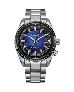�V�`�Y�� ���f�B�[�X �A�N�Z�T���[ �r���v Citizen Premier Eco Attesa Special Edition Watch, 41m Blue/Silver �u���[