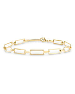 ���i ���f�B�[�X �A�N�Z�T���[ �u���X���b�g�E�o���O���E�A���N���b�g LANA Jewelry Paperclip Chain Bracelet in 14K Yellow Gold �S�[���h